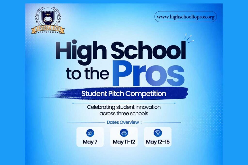 High School to the Pro Pitch Competition Banner